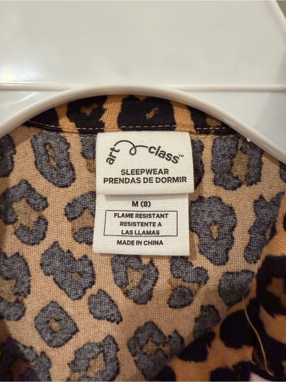 Art Class Leopard Print Pajamas